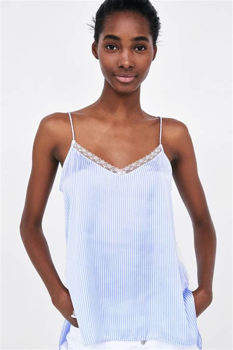 zara camicia versace|Women's Camisole Tops .